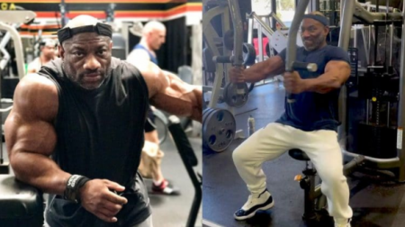Dexter Jackson Looking Lean and Downsized In Recent Workout
